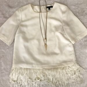 Banana Republic fringe top